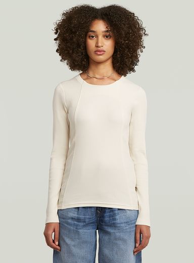 Camiseta A-Line Slim Rib